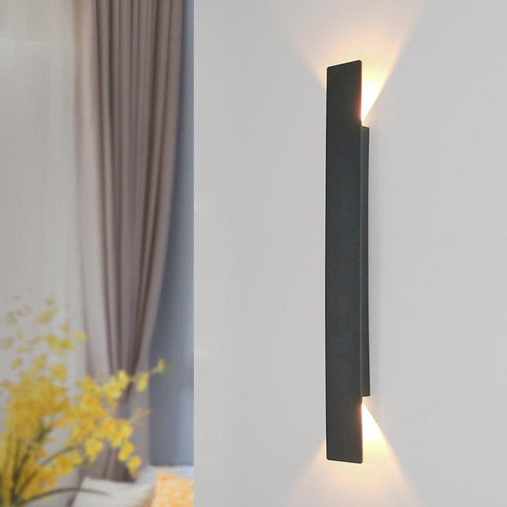 Kashti Outdoor Wasserdichte Rechteckige Auf/Ab Wandlampe