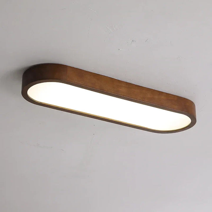 Energiesparende Holz-LED-Deckenlampe