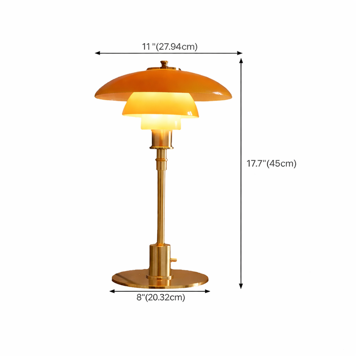 Nordische Glas Tischlampe – Minimalistische LED-Lampe für zu Hause