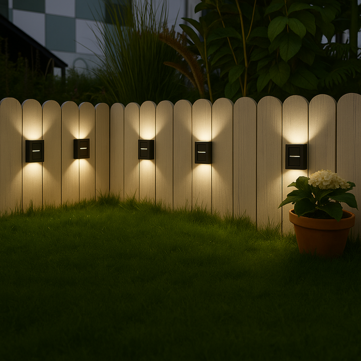 SolarGlow Luxe Solar Wandleuchten – Kabellos, Stilvoll & Bereit Für Schwüle Abende