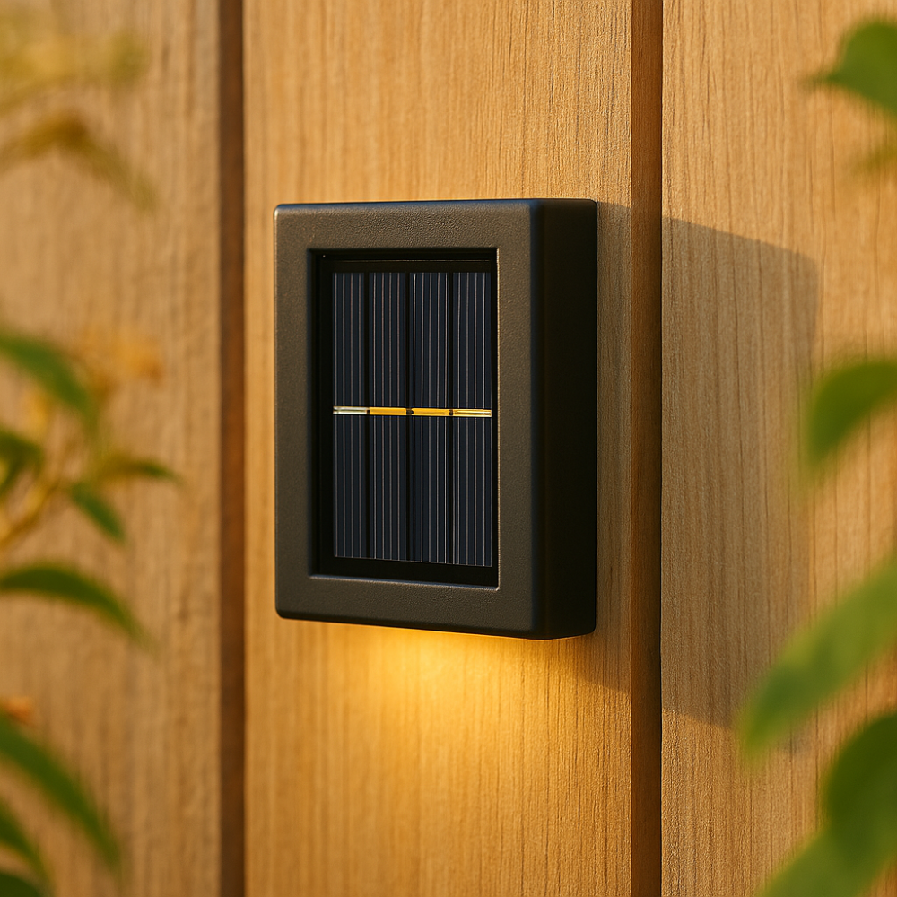 SolarGlow Luxe Solar Wandleuchten – Kabellos, Stilvoll & Bereit Für Schwüle Abende