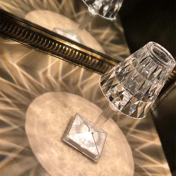 Glänzende Kristalllampe