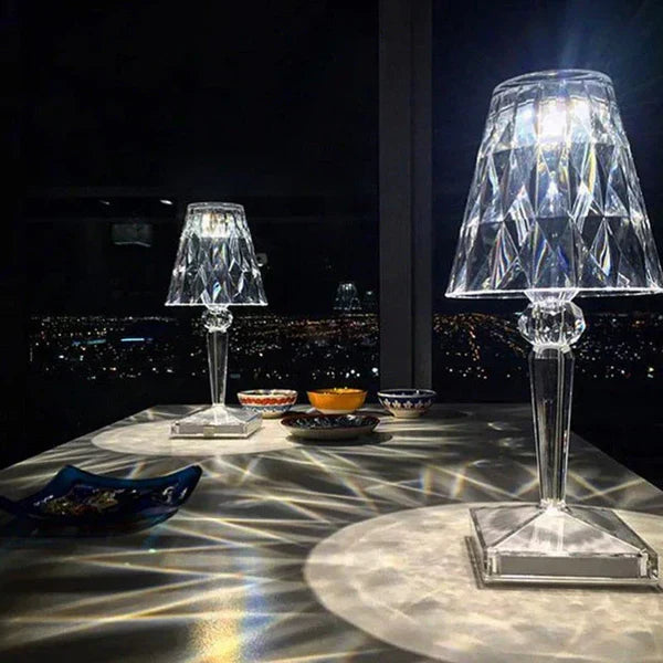 Glänzende Kristalllampe