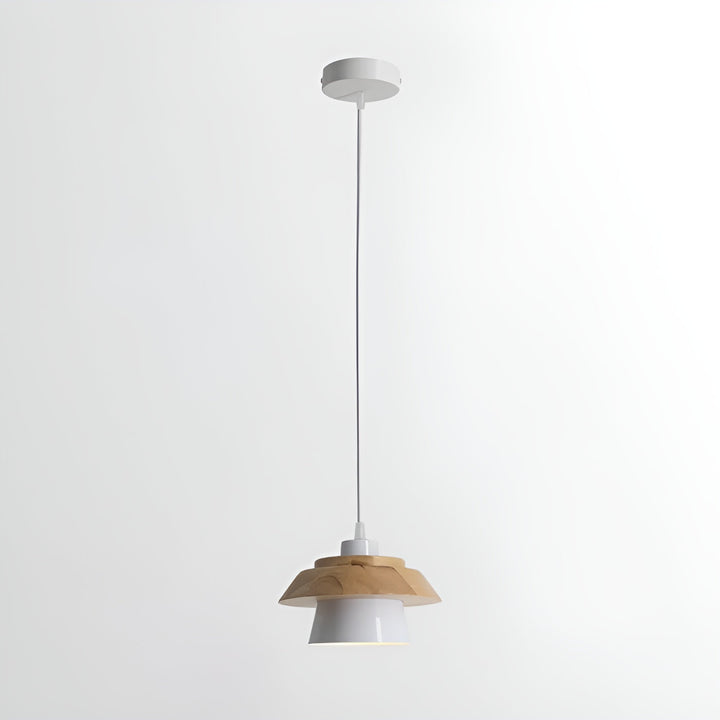 NordicMacaron Luxus Deckenlampe - Skandinavisches Design mit Holzfinish