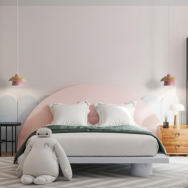 NordicMacaron Luxus Deckenlampe - Skandinavisches Design mit Holzfinish