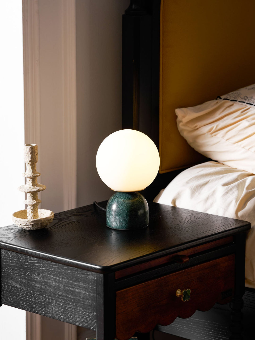 Marmor Orb Tischlampe