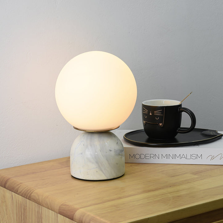 Marmor Orb Tischlampe