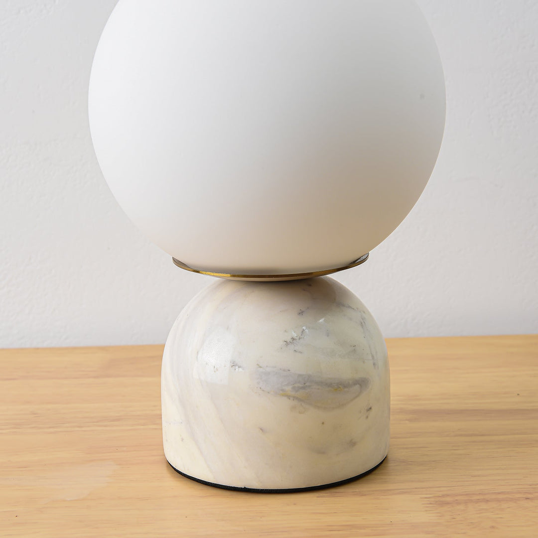 Marmor Orb Tischlampe