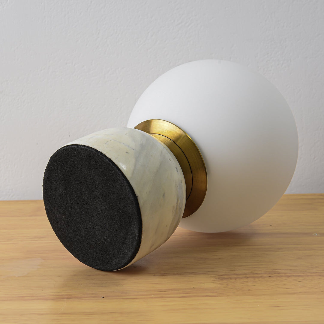 Marmor Orb Tischlampe