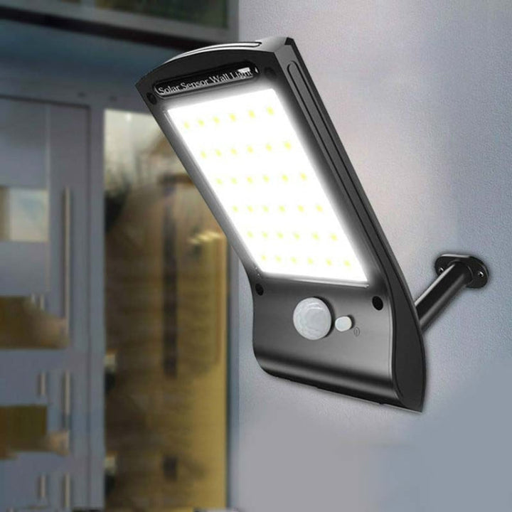 Solarleuchten für draußen 36 LED superhelle Solarlampe 280LM Bewegungsmelder Sicherheitslichter kabellos wasserdicht flexible Wandlichter