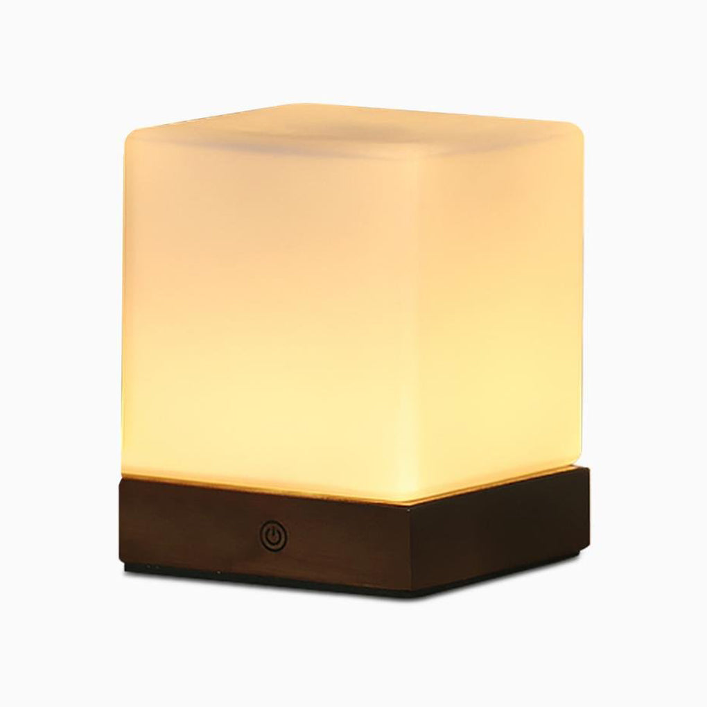 GlowCube kabellose LED-Tischlampe modern und energieeffizient