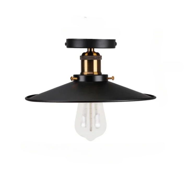 Vintage-Deckenleuchte im Industriedesign, Metalllampe für Wohnzimmer oder Schlafzimmer, LED-kompatibel