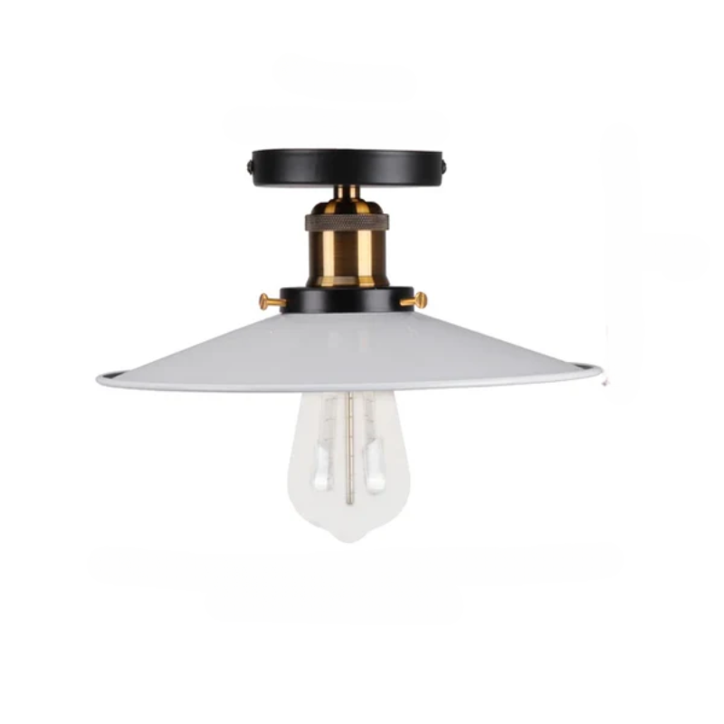 Vintage-Deckenleuchte im Industriedesign, Metalllampe für Wohnzimmer oder Schlafzimmer, LED-kompatibel