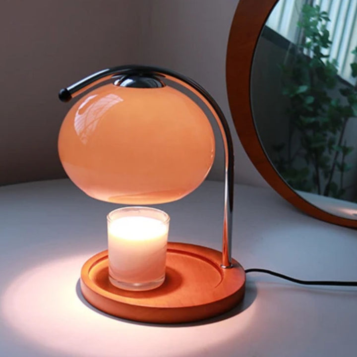Alyssa Retro Glastischlampe