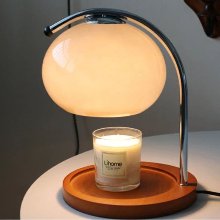 Alyssa Retro Glastischlampe