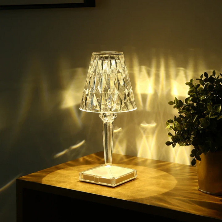 Chic Tischlampe mit Kristall-Design - CrystalLuxe