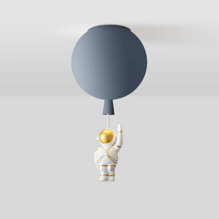 Trendige Mond/Astronaut Kinderzimmer LED Deckenlampe - CosmoGlow