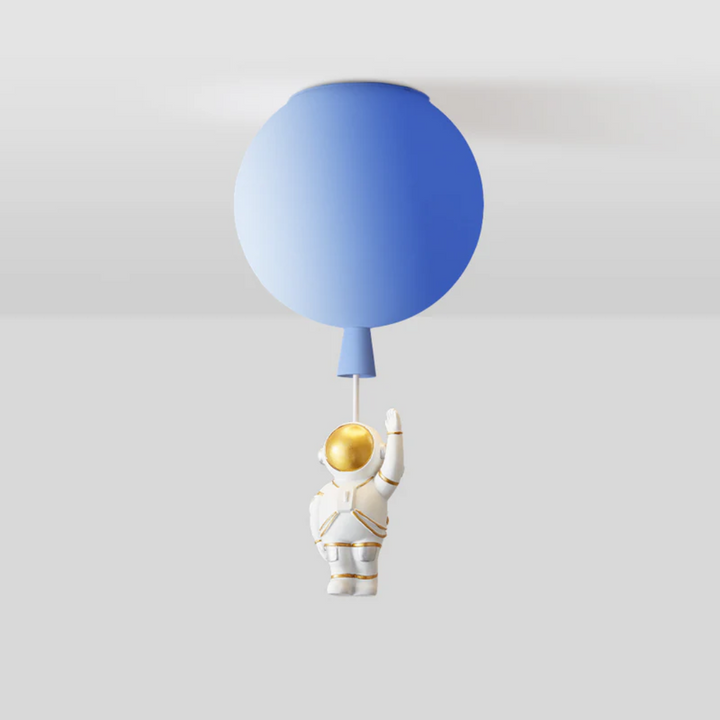 Trendige Mond/Astronaut Kinderzimmer LED Deckenlampe - CosmoGlow