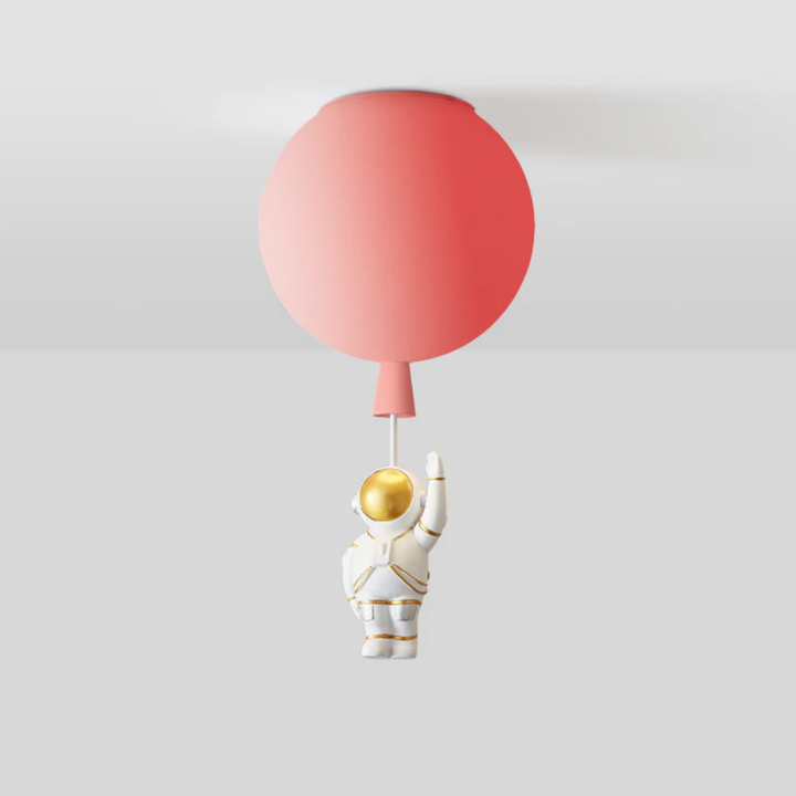 Trendige Mond/Astronaut Kinderzimmer LED Deckenlampe - CosmoGlow