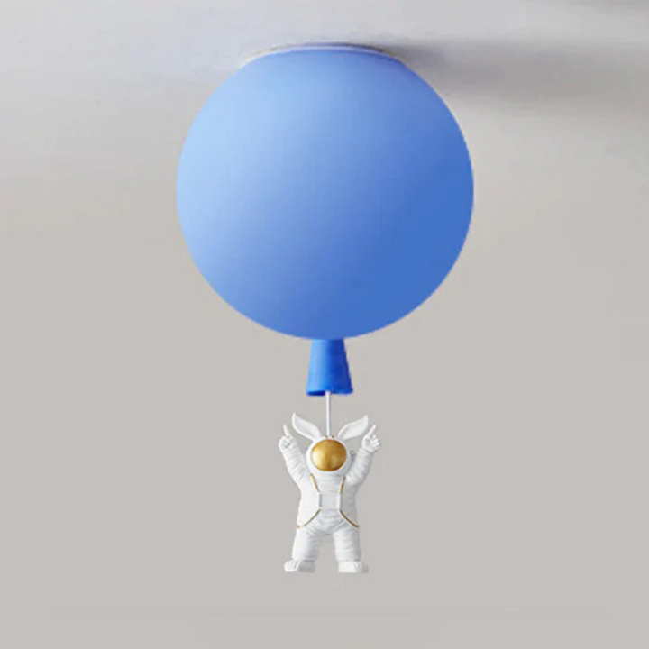 Trendige Mond/Astronaut Kinderzimmer LED Deckenlampe - CosmoGlow