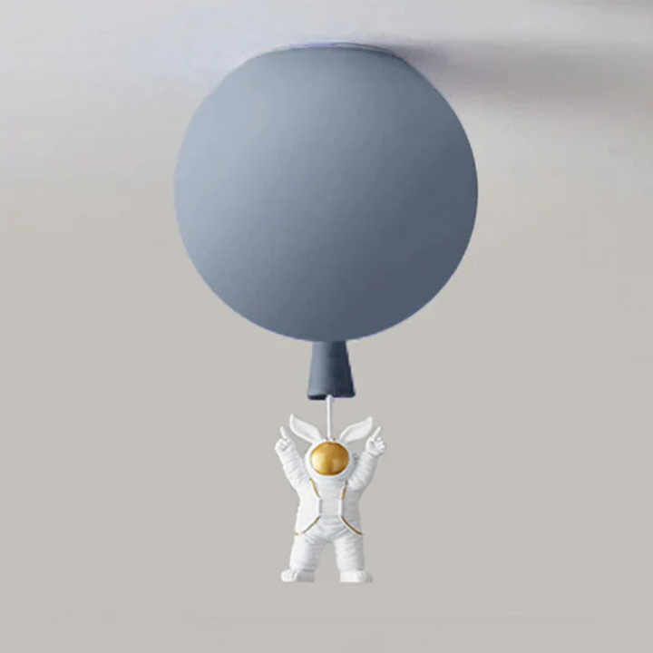 Trendige Mond/Astronaut Kinderzimmer LED Deckenlampe - CosmoGlow