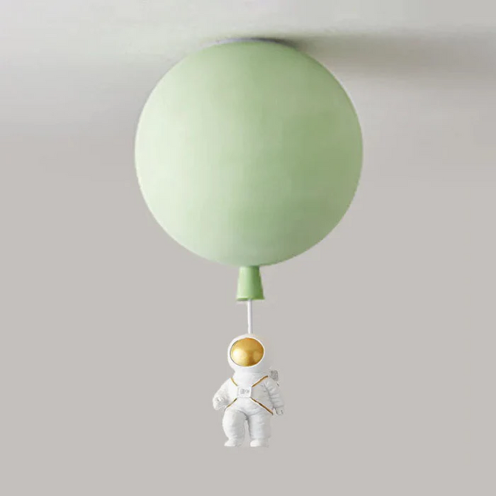 Trendige Mond/Astronaut Kinderzimmer LED Deckenlampe - CosmoGlow