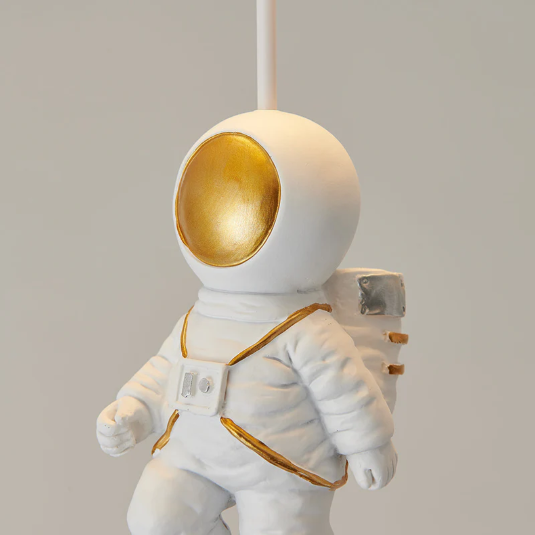 Trendige Mond/Astronaut Kinderzimmer LED Deckenlampe - CosmoGlow