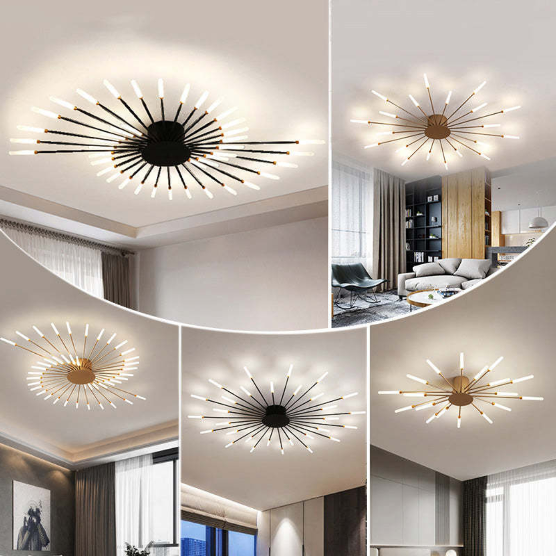 Moderne große LED-Deckenleuchte - LumenMax
