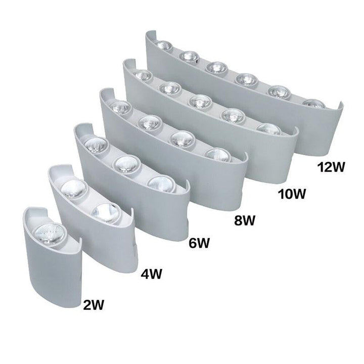 Moderne wasserdichte LED-Wandleuchte für Innen- und Außenbereich | Stilvolle und energieeffiziente Beleuchtung