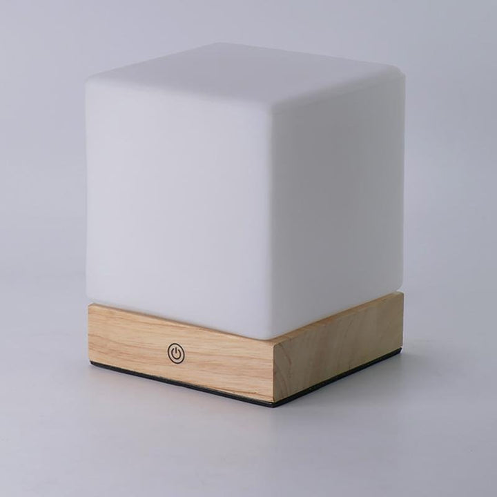 GlowCube kabellose LED-Tischlampe modern und energieeffizient
