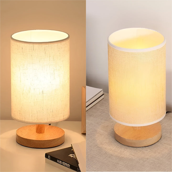 Elegante ZenShade LED - Tischlampe für luxuriöse Schlafzimmerbeleuchtung