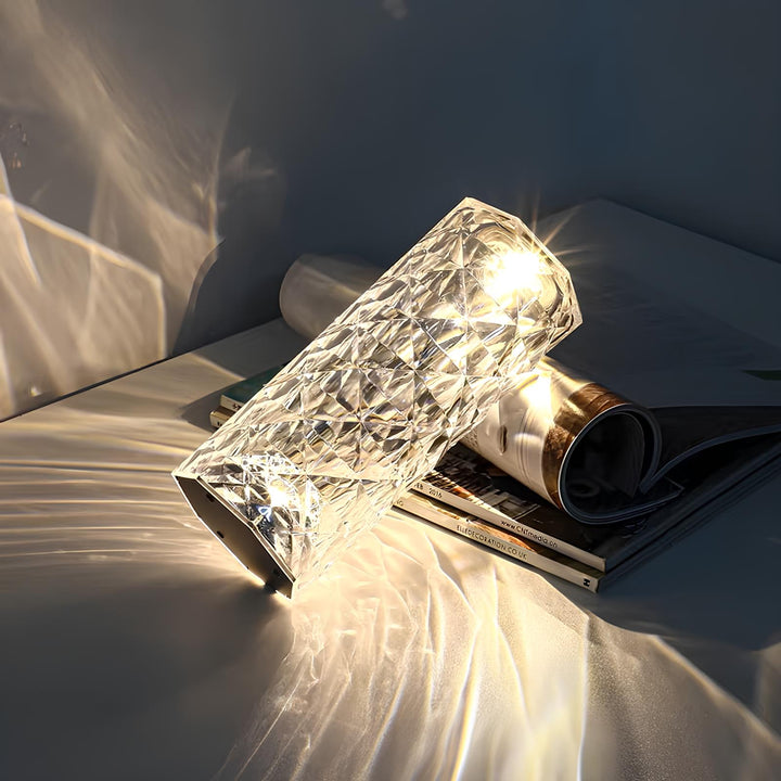 Kristall Tischlampe mit Touch-Steuerung - Aurora