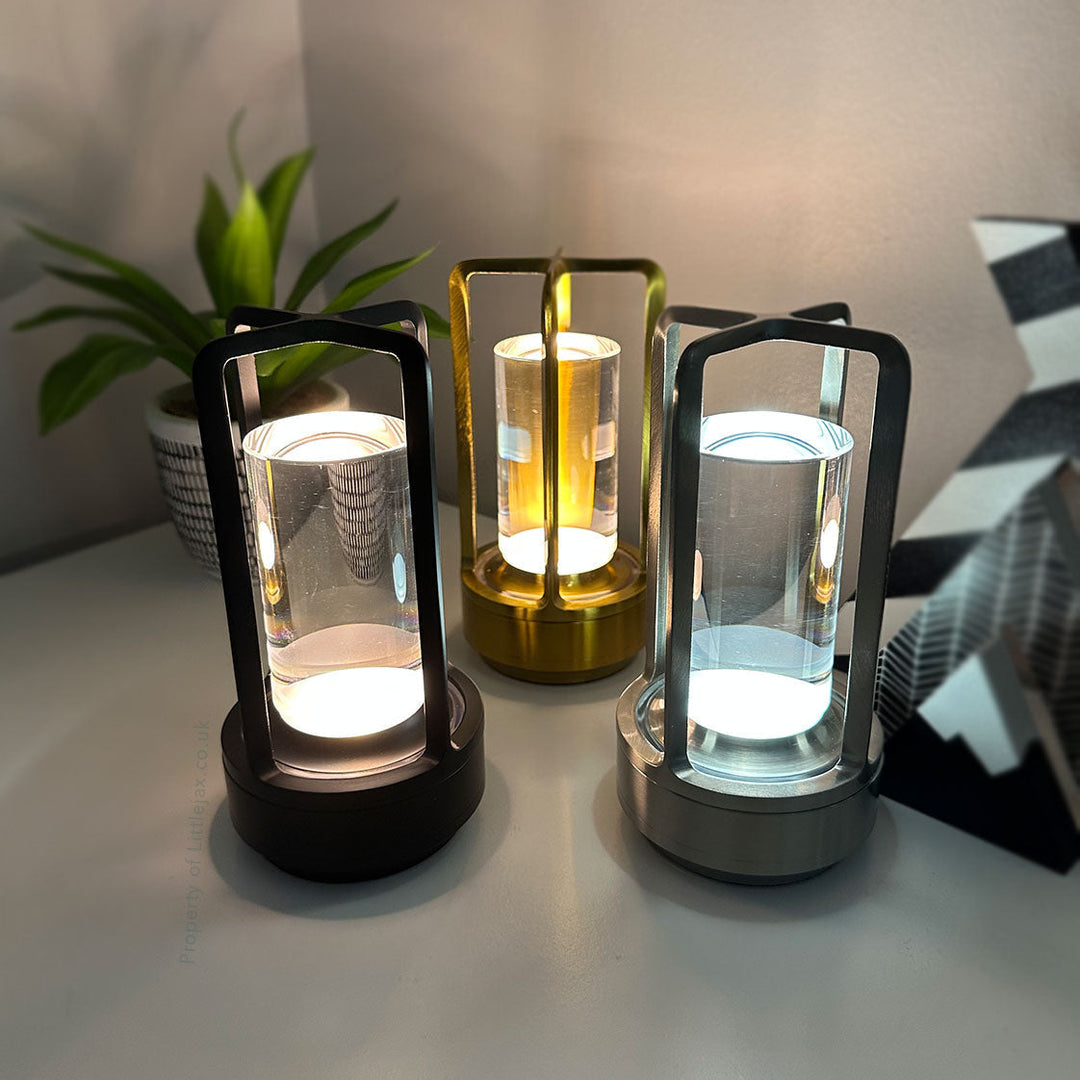 Drahtlose Vintage Laterne Tischlampe