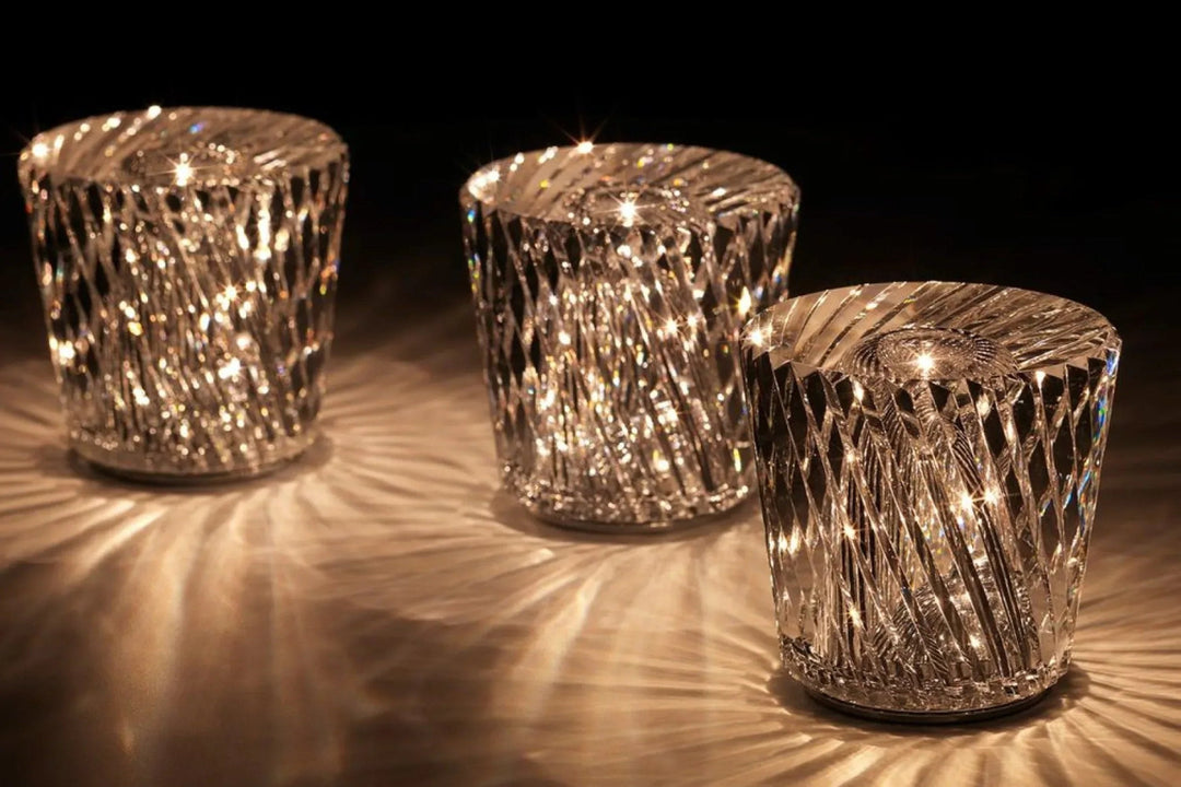 Luxus wiederaufladbare Diamant Kristall Tischlampe - Lumière Diamant