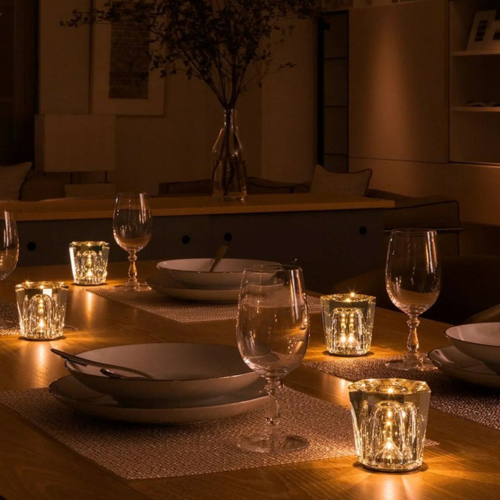 Luxus wiederaufladbare Diamant Kristall Tischlampe - Lumière Diamant