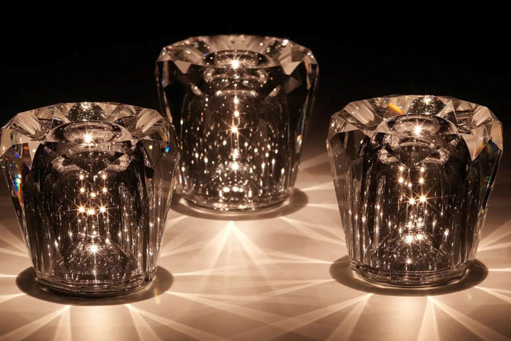 Luxus wiederaufladbare Diamant Kristall Tischlampe - Lumière Diamant
