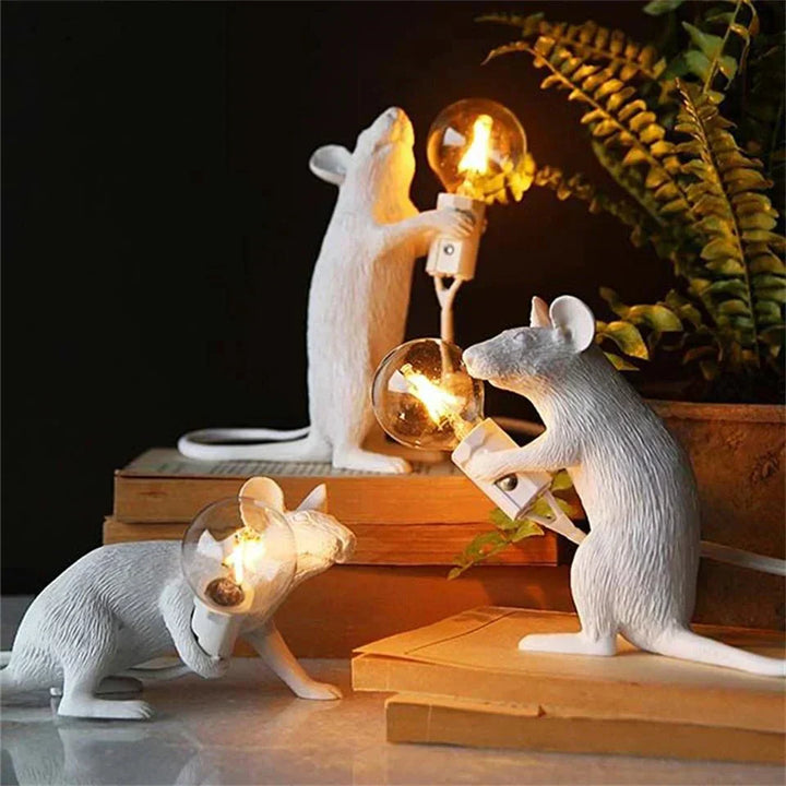 Royallure Art Deco Stil LED Maus Schreibtischlampe - Verspielt Schreibtischbeleuchtung