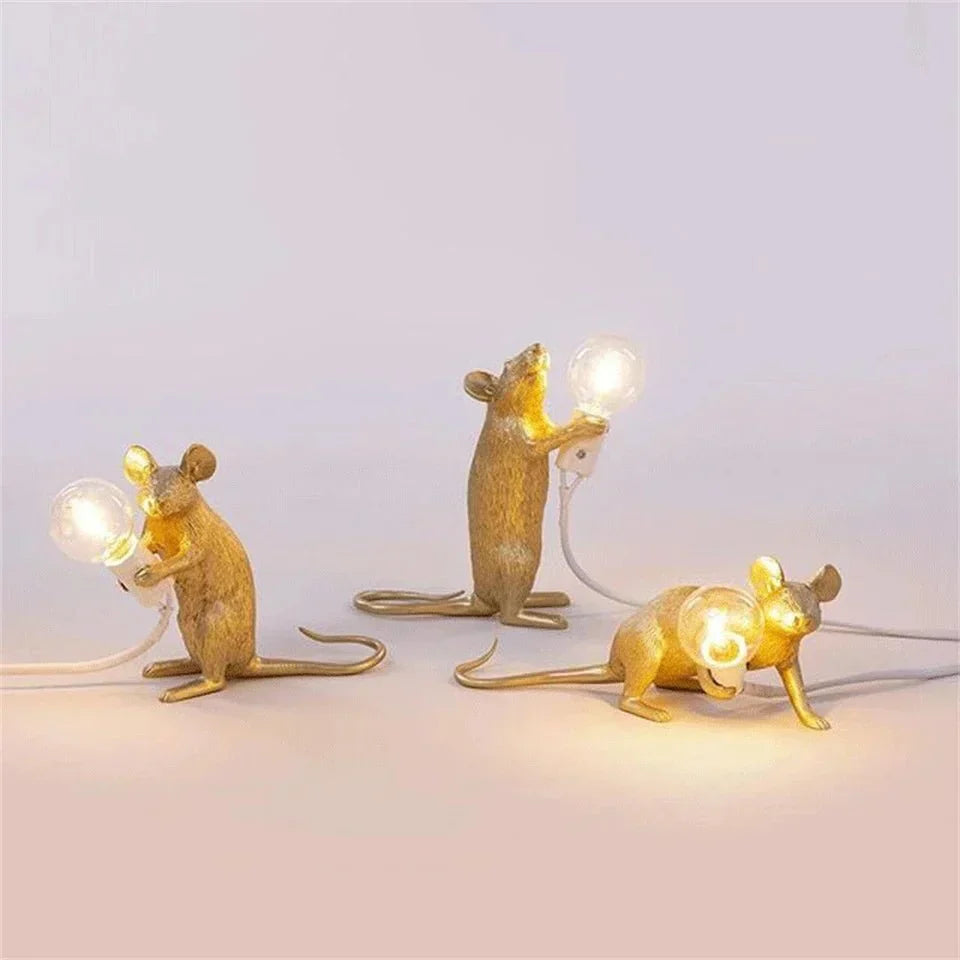 Royallure Art Deco Stil LED Maus Schreibtischlampe - Verspielt Schreibtischbeleuchtung