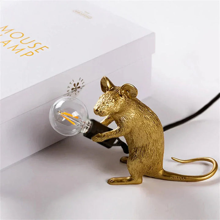 Royallure Art Deco Stil LED Maus Schreibtischlampe - Verspielt Schreibtischbeleuchtung