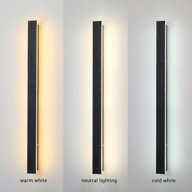 Zenith – Kompakte LED-Wandleuchten mit Bügelverschluss aus Metall für den Innen- und Außenbereich, modernes Design für Garten und Halle