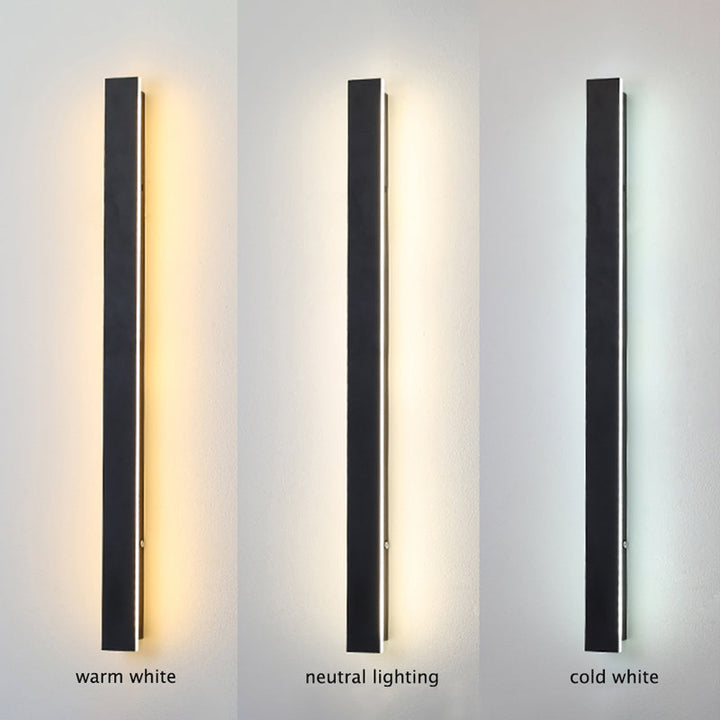 Zenith – Kompakte LED-Wandleuchten mit Bügelverschluss aus Metall für den Innen- und Außenbereich, modernes Design für Garten und Halle