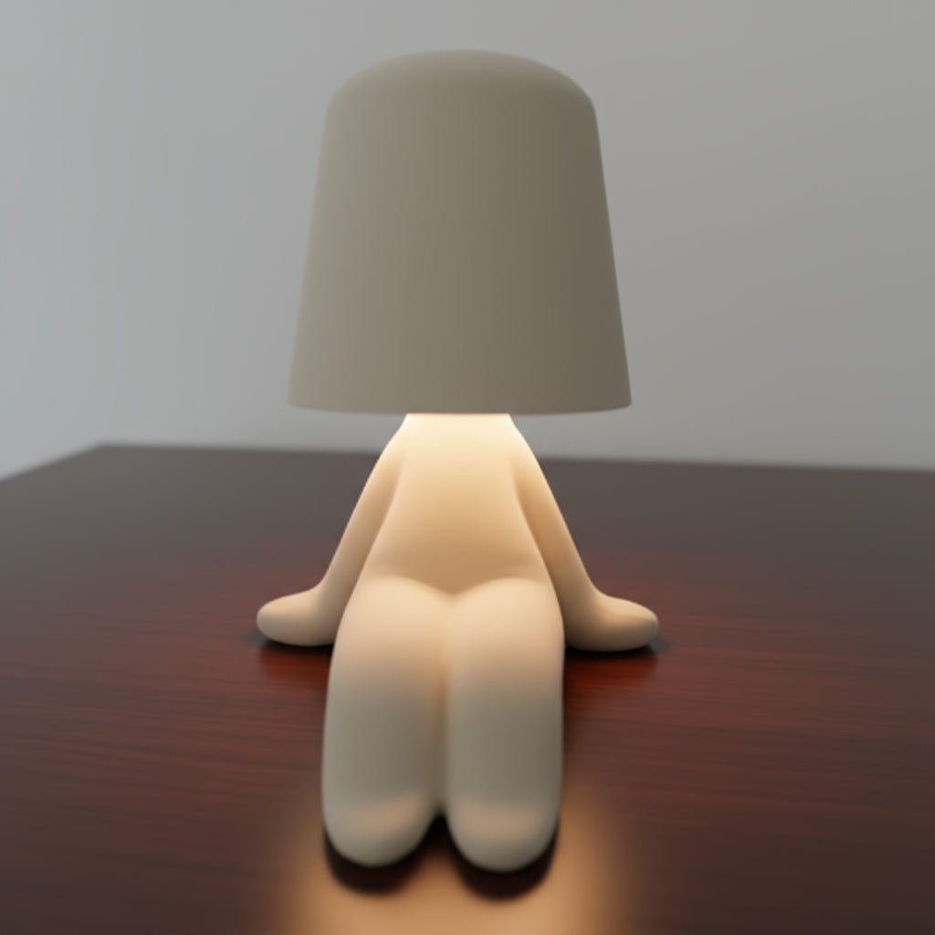 Schrullige Mann Moderne Tischlampe
