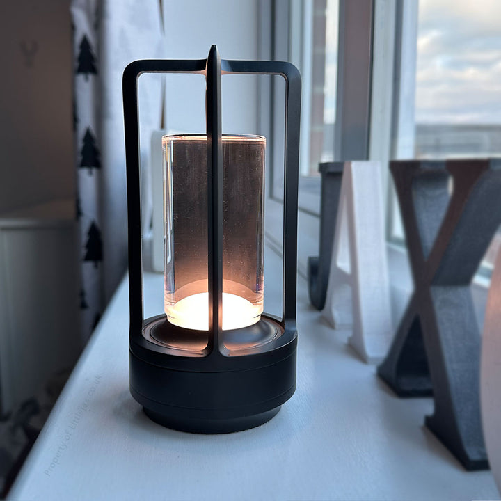 Drahtlose Vintage Laterne Tischlampe