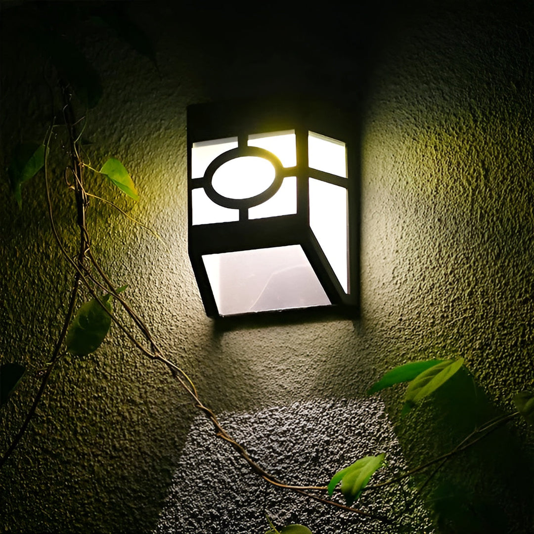 Solar LED Wandlicht – Energiesparend und Wetterfest | 2er-Pack für den Außenbereich