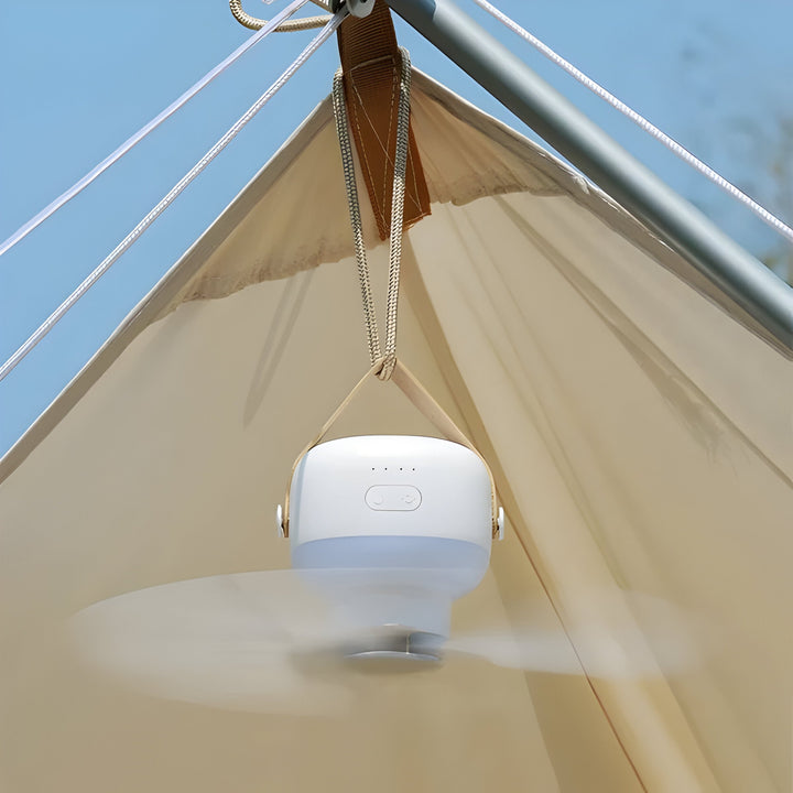 BreezeNova - Portable Deckenventilatorlampe mit Fernbedienung