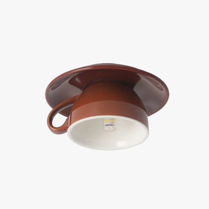 CeramiLux Morandi Kaffeetassen-Deckenleuchte – CeramiLux