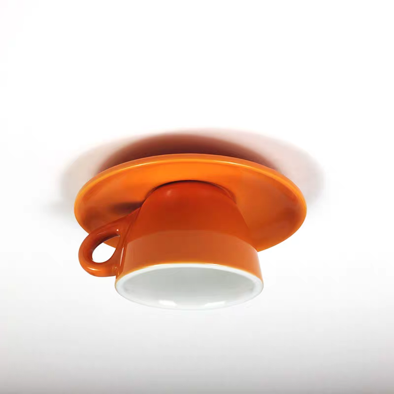 CeramiLux Morandi Kaffeetassen-Deckenleuchte – CeramiLux