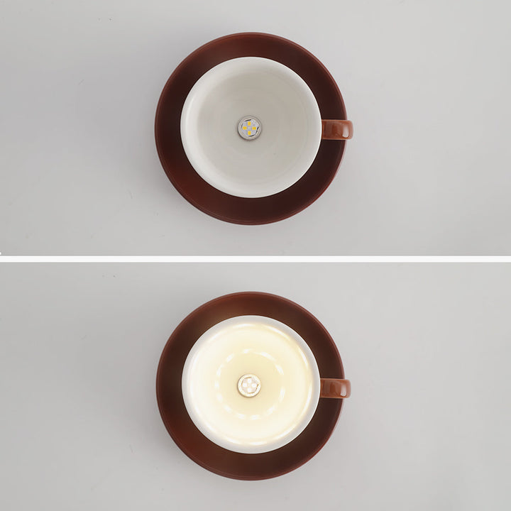 CeramiLux Morandi Kaffeetassen-Deckenleuchte – CeramiLux