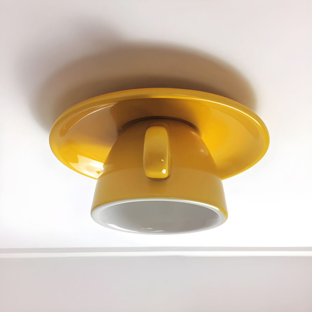 CeramiLux Morandi Kaffeetassen-Deckenleuchte – CeramiLux