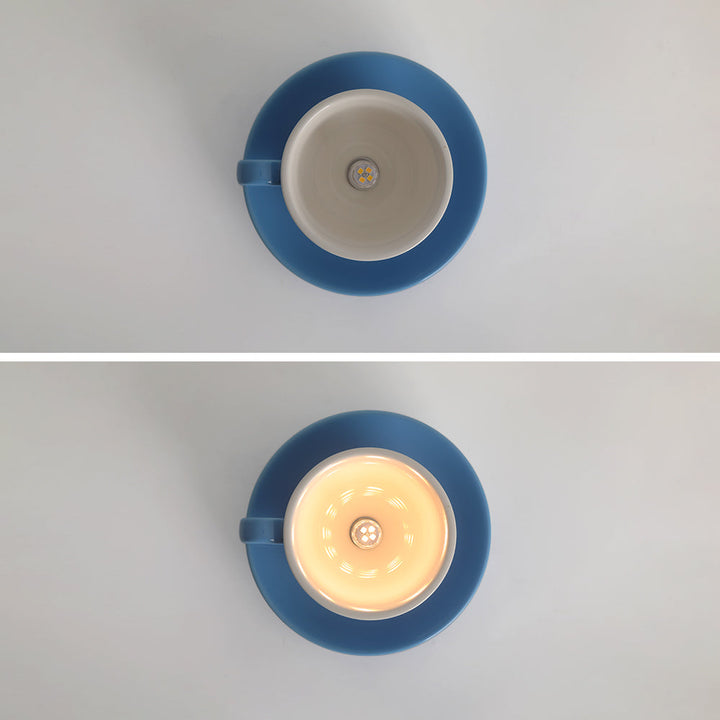 CeramiLux Morandi Kaffeetassen-Deckenleuchte – CeramiLux
